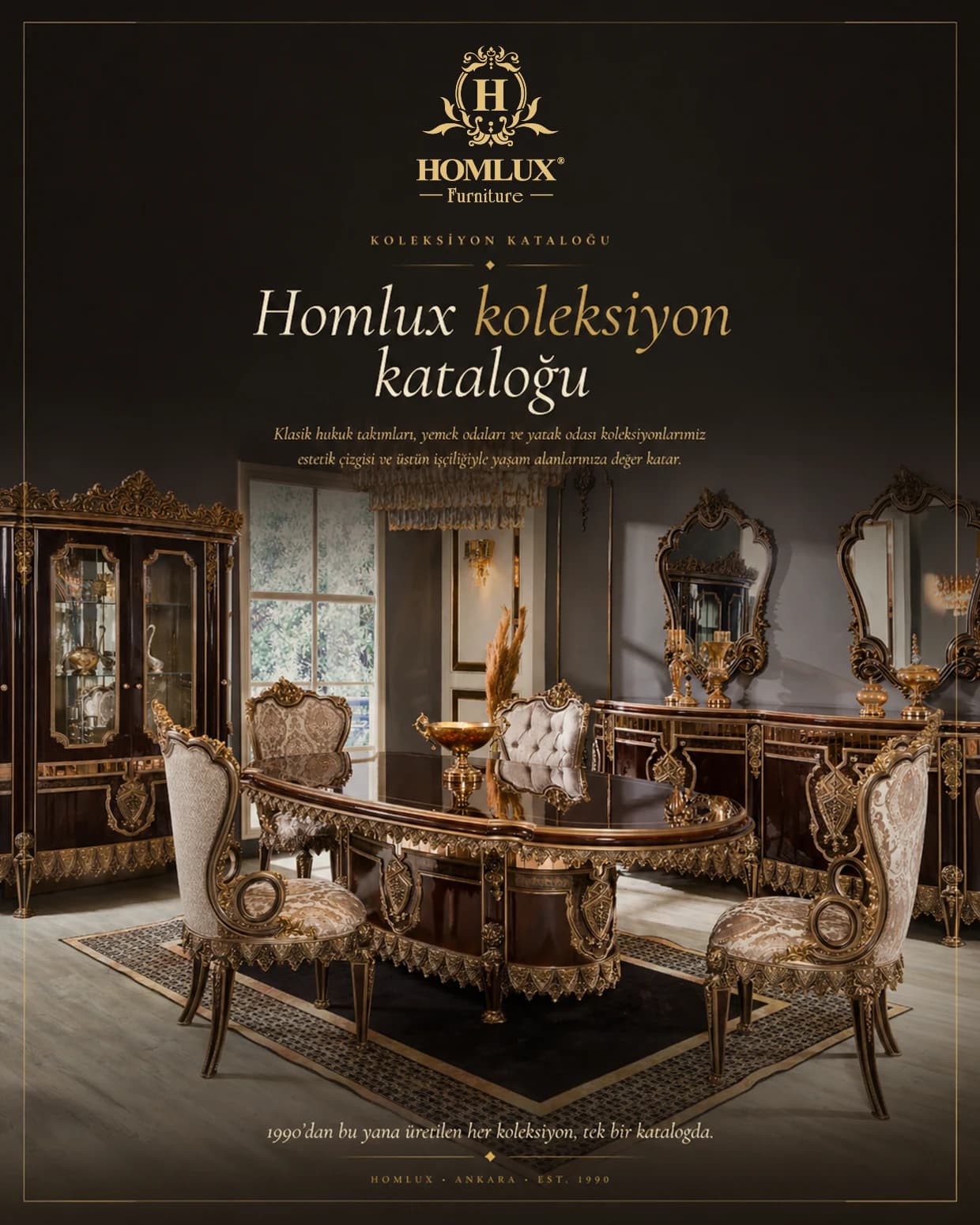 Homlux 2026 koleksiyon kataloğu kapağı