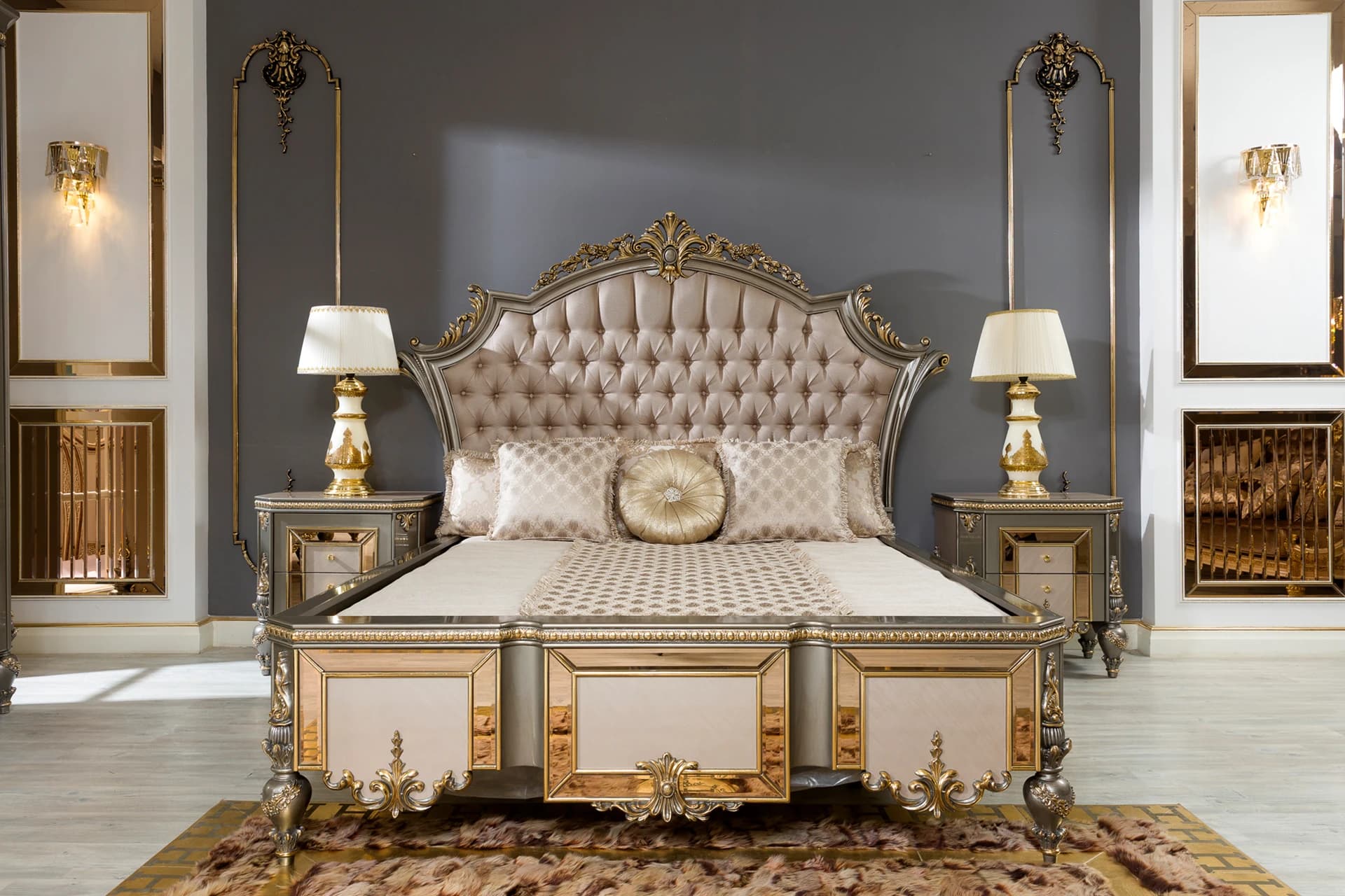 Hisar Mink Bedroom Set 3