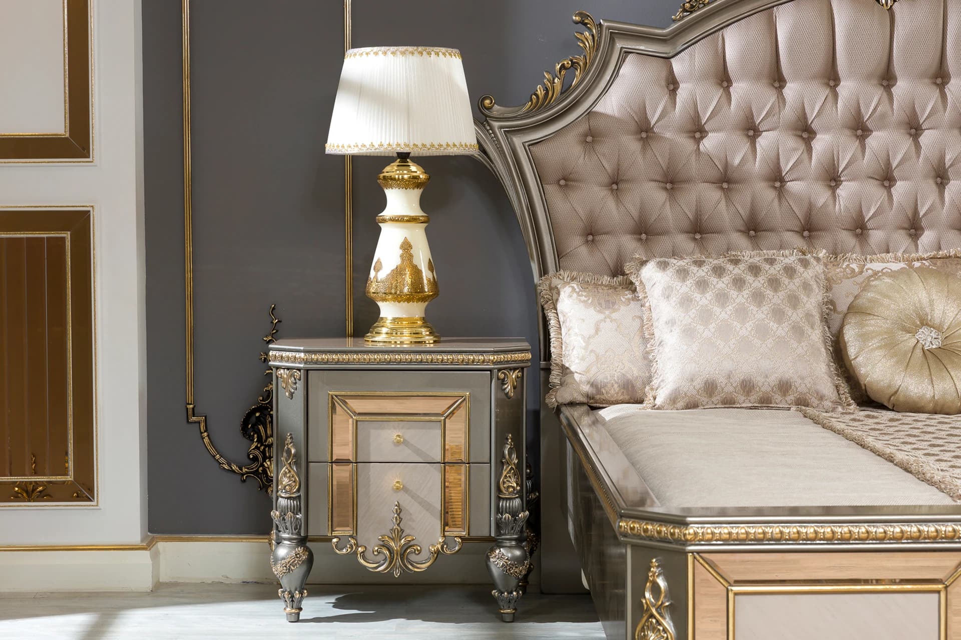 Hisar Mink Bedroom Set 4