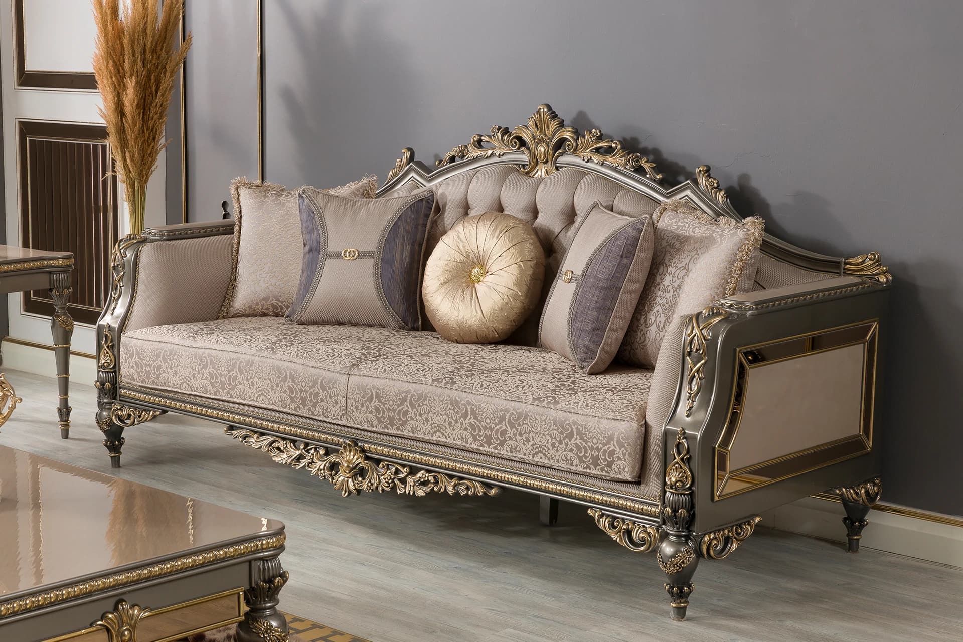Hisar Mink Sofa Set 3